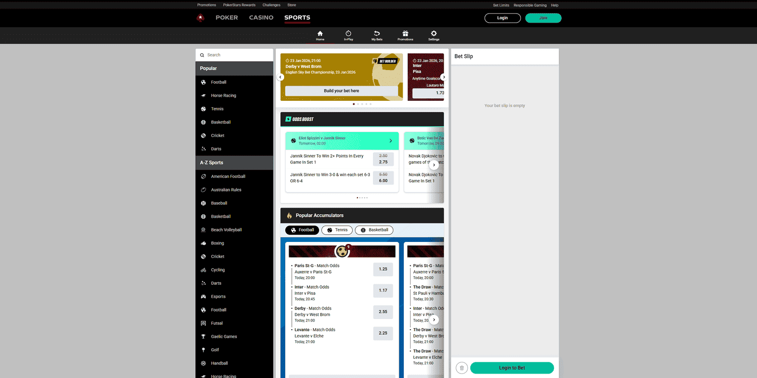 PokerStars Bookmaker UK